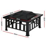 Grillz Fire Pit BBQ Grill 2-In-1 Table - Image 2