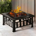 Grillz Fire Pit BBQ Grill 2-In-1 Table - Image 8