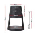 Grillz Fire Pit Deep Bowl Iron Outdoor Fireplace - Image 2