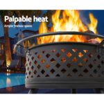 Grillz Fire Pit BBQ Grill 76cm - Image 4