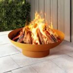 Grillz Fire Pit Iron Bowl 80cm Outdoor Patio Fireplace - Image 7