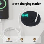 Artiss Buffet Sideboard Cabinet LED Clear Door Kitchen Storage Drawers White - Image 7