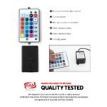 Artiss Coffee Table Led Lights Black - Image 5