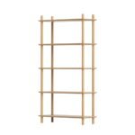 Artiss Bookshelf 5 Tiers Bookcase Display Shelves Wooden Storage Stand Rack Pine