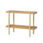 Artiss Console Table 92CM 2-tier Pine Sera - Image 3