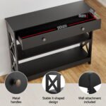 Artiss Console Table 3-tier USB Outlets - Image 8