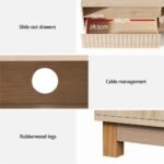 Artiss TV Cabinet Entertainment Unit Stand 150CM - Image 7