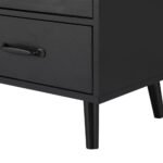 Artiss Buffet Sideboard Double Doors - Black - Image 6