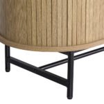 Artiss Buffet Sideboard Cupboard Cabinet Sliding Doors Pantry Storage Oak PIIA - Image 6