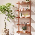 Artiss Bookshelf Floating Shelf  CAPIZ Oak - Image 7