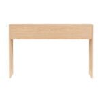 Artiss Console Table Hallway Fluted 120CM Pine - Image 5