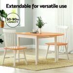 1.1M Artiss Dining Table Extendable - Image 4