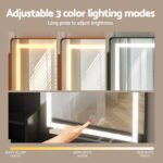 Artiss Dressing Table Set Stool Led Black - Image 5