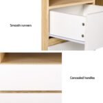 Artiss Computer Desk Office Study Desks Table Bookshelf Drawer - Image 6