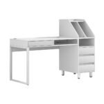 Artiss Computer Desk Office Study Desks Table Drawer Bookshelf - Image 7