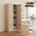 Artiss Buffet Sideboard Cupboard Cabinet Pantry Organiser Adjustable Shelves - Image 7