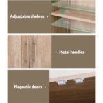 Artiss Buffet Sideboard Cupboard Cabinet Pantry Organiser Adjustable Shelves - Image 8