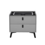Artiss Smart Bedside Table with Wireless Charging - AIKA Grey - Image 3