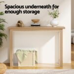 Artiss Console Table 110CM Pine - Image 5