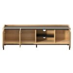 Artiss TV Unit Entertainment Unit Storage Cabinet Shelf 160cm Pine - Image 5