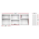Artiss Bookshelf Set of 3 - VENA White - Image 2