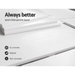 Artiss Bookshelf Set of 3 - VENA White - Image 5