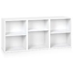 Artiss Bookshelf Set of 3 - VENA White - Image 8