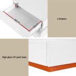 Artiss Smart Bedside Table LED Wireless Charging Ada - Image 6