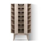 Artiss Bookshelf CD Storage Rack - BERG Oak - Image 5