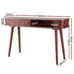 Artiss Console Table 2 Drawers 120CM - Image 4