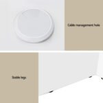 Artiss Corner Computer Desk Shelves CPU Stand L-shape Home Office Workstation Desks - Image 6