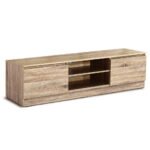Artiss TV Cabinet Entertainment Unit 160cm Pine Charles - Image 3