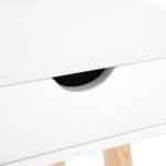 Keezi Kids Dressing Table Vanity Makeup Chair Set with Mirror Drawers Wooden Legs - Image 6