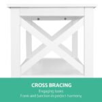 Artiss Console Table 3-tier White Polly - Image 8