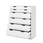 Artiss 6 Chest of Drawers - MYLA White - Image 3