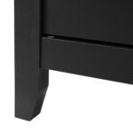 Artiss Buffet Sideboard Shelves Double Doors - Black - Image 6