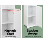 Artiss Bathroom Cabinet Storage 160cm White - Image 4