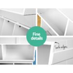 Keezi Kids Toy Box Bookshelf Storage Bookcase Organiser Display Stackable - Image 5