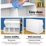 Keezi Kids Toy Box Bookshelf Storage Bookcase Organiser Display Stackable - Image 7