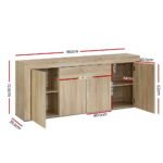 Artiss Buffet Sideboard - DANA Oak - Image 3