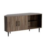 Artiss Corner Entertainment Unit Stand TV Cabinet Open Storage Shelf 120CM - Image 3