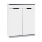 Artiss Shoe Rack Cabinet 30 Pairs White Eve - Image 3