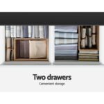 Artiss Shoe Rack Cabinet 30 Pairs White Eve - Image 7