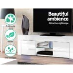 Artiss Entertainment Unit TV Cabinet 130cm White Ivan - Image 6