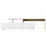 Artiss TV Cabinet Entertainment Unit 180cm Wood White James - Image 5