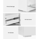 Artiss TV Cabinet Entertainment Unit 180cm Wood White James - Image 7