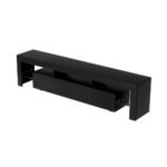 Artiss TV Cabinet Entertainment Unit Stand RGB LED Gloss Furniture 200cm Black - Image 6