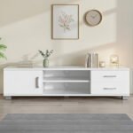 Artiss Entertainment Unit TV Cabinet 120cm White Dylan