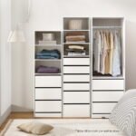 Artiss Wardrobe Clothes Closet Storage Organizer White - Image 7