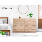 Artiss 6 Chest of Drawers - VEDA Pine - Image 8